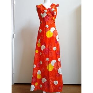 60's Vintage ANDRADE Hawaiian Dress SMALL